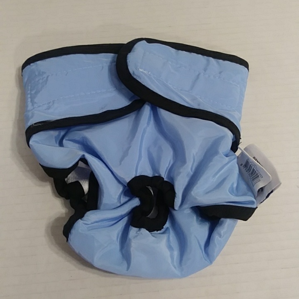 Nobleza Blue Washable Dog Diaper Size Medium *NWOT*